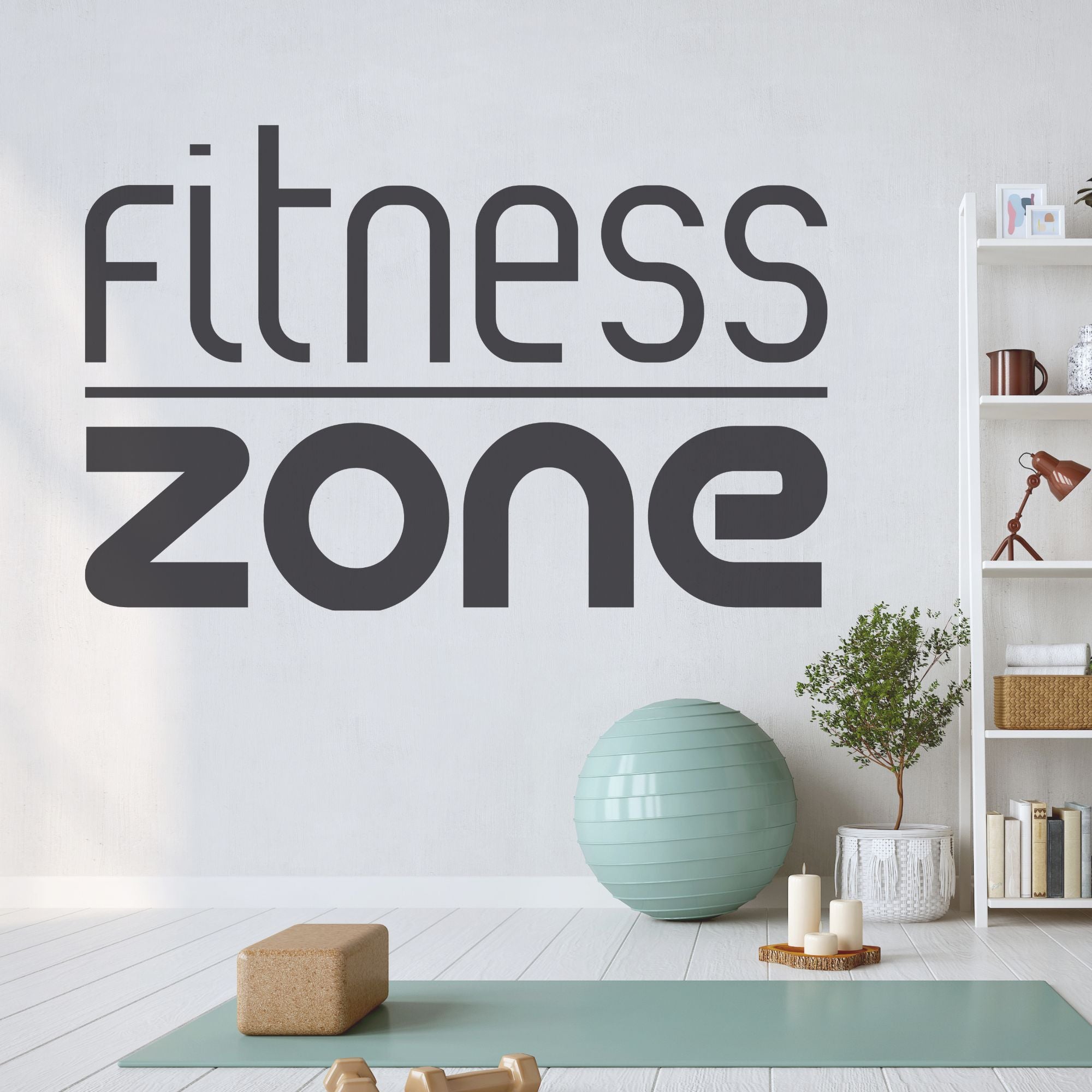 Wandtattoo „Fitness Zone“