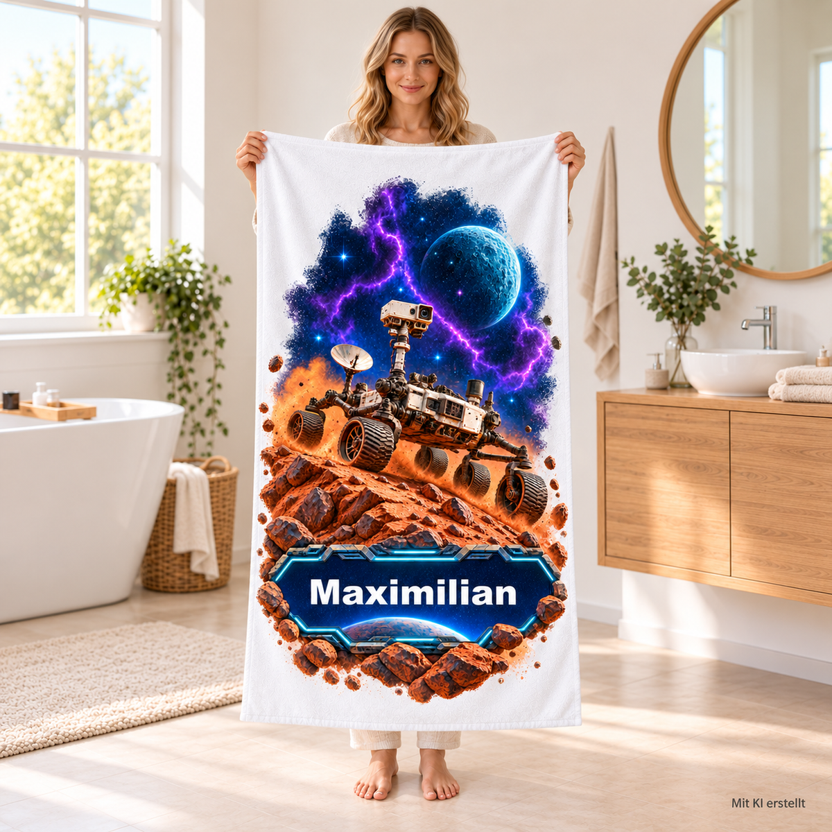 Weltall-Handtuch Mars-Rover – Galeriebild 7