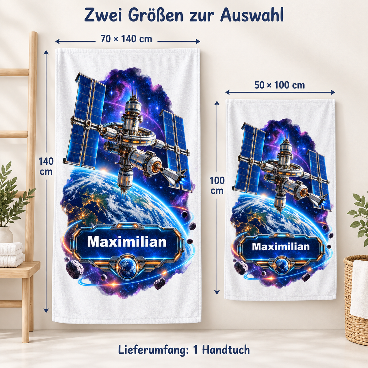 Weltall-Handtuch Orbitalstation – Galeriebild 6