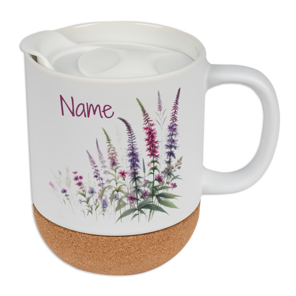 Tasse Wildblumen mit Namen