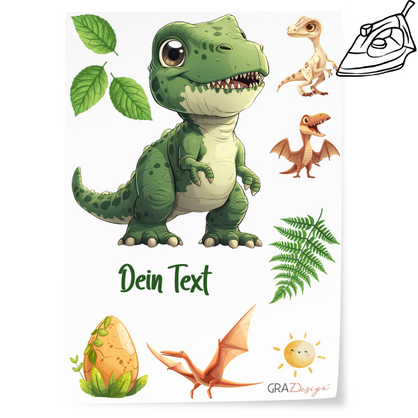 Bügelbilder Set Dinos