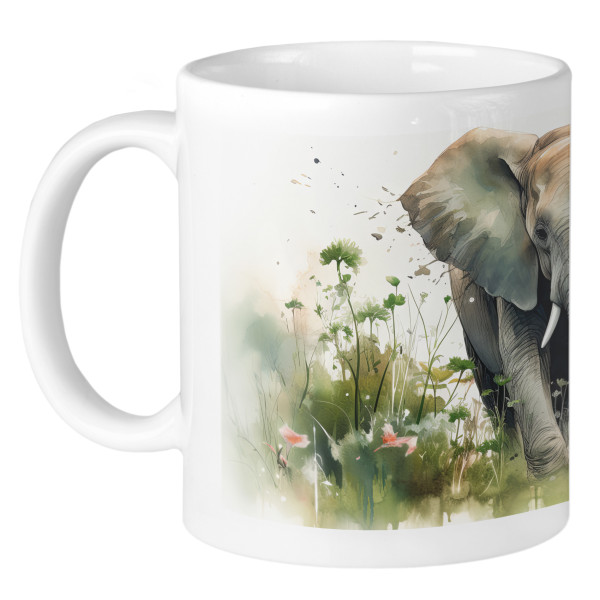 Personalisierte Tasse Elefant mit Namen