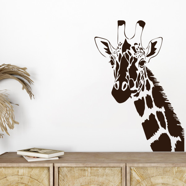 Wandtattoo Giraffe Kopf