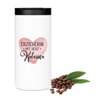 Kaffeebecher Erzieherin mit Herz 400ml