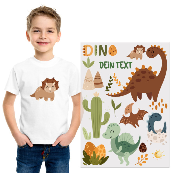 Bügelbild Dinos