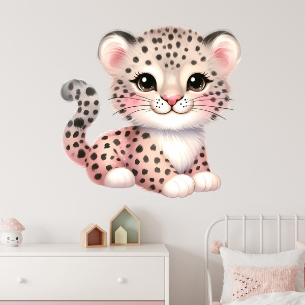 Wandtattoo Safari Baby Gepard