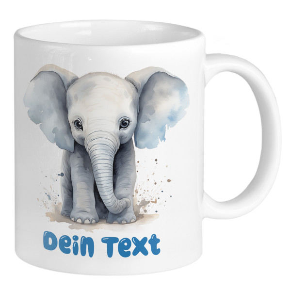 Tasse Elefant mit Namen