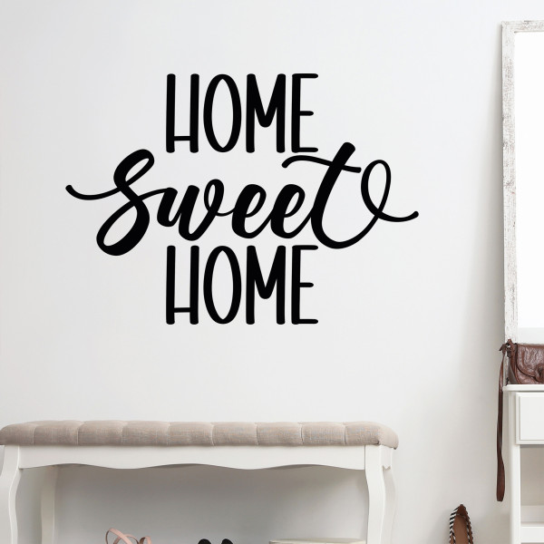 Wandtattoo Home Sweet Home Spruch