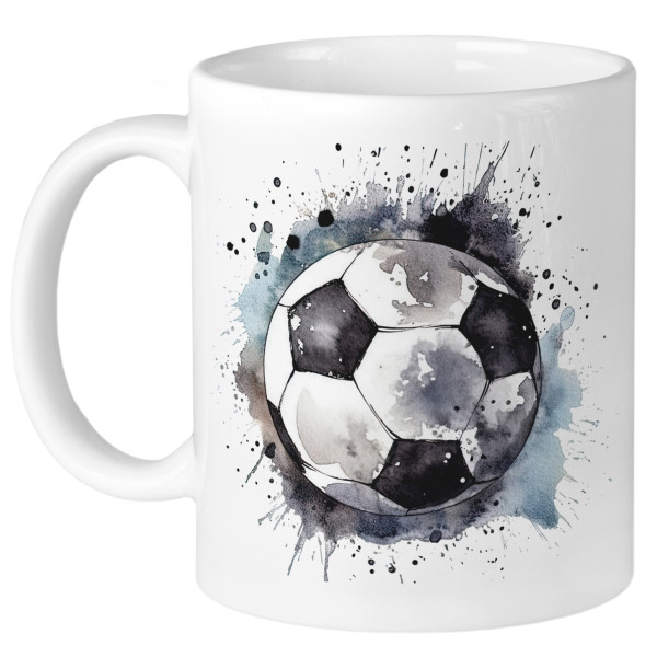 Personalisierte Tasse Fußball zur Einschulung