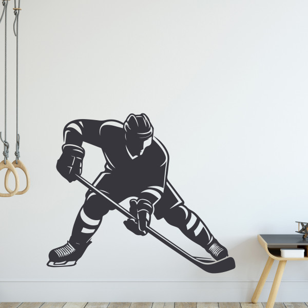 Wandtattoo Eishockey Spieler