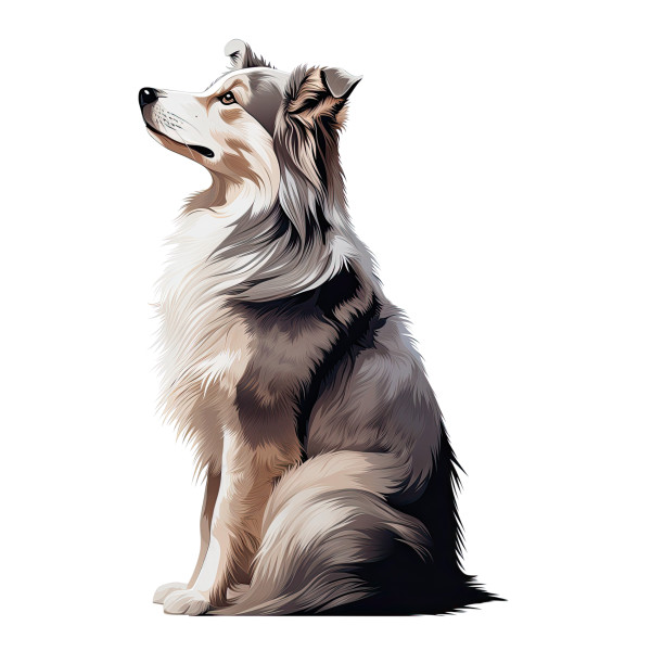 Wandtattoo Hund Australian Shepherd