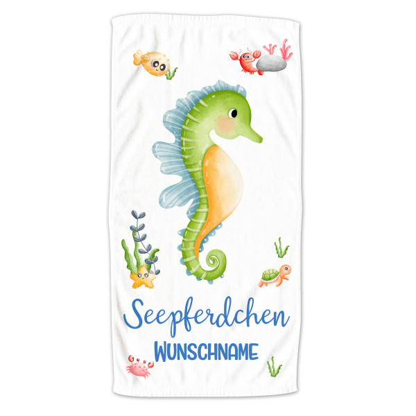 Handtuch Seepferdchen für Kinder