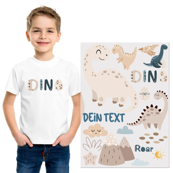 Bügelbild Dinos