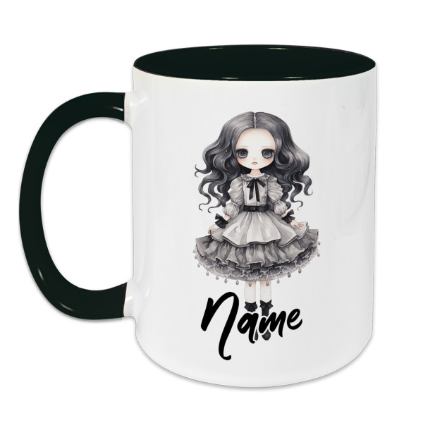 Halloween Tasse Puppe