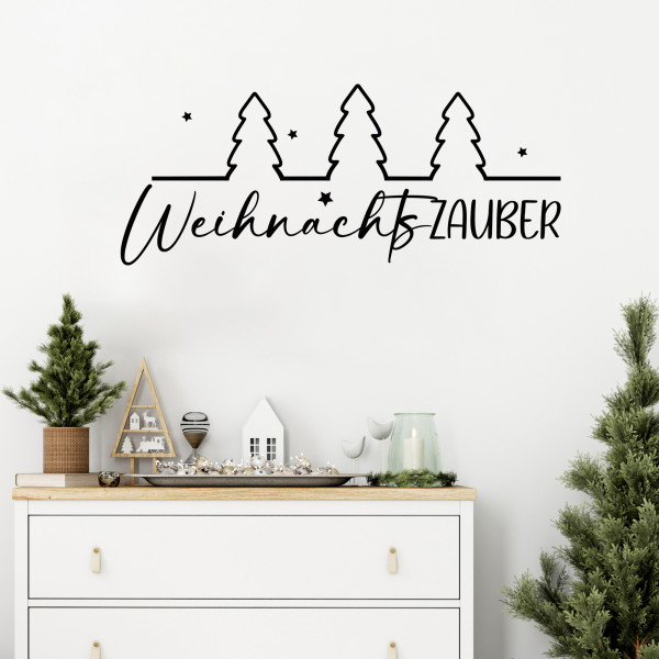 Weihnachtliche Wandtattoos Weihnachtszauber