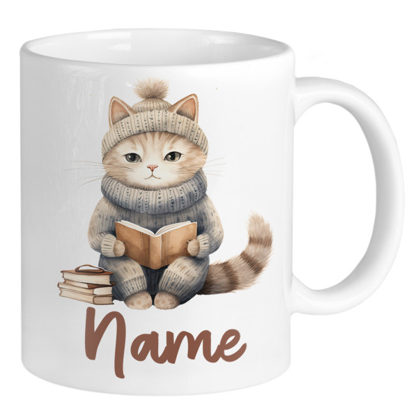 Tasse Katze mit Namen